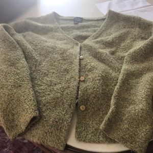 Eileen Fisher oversized button down sweater